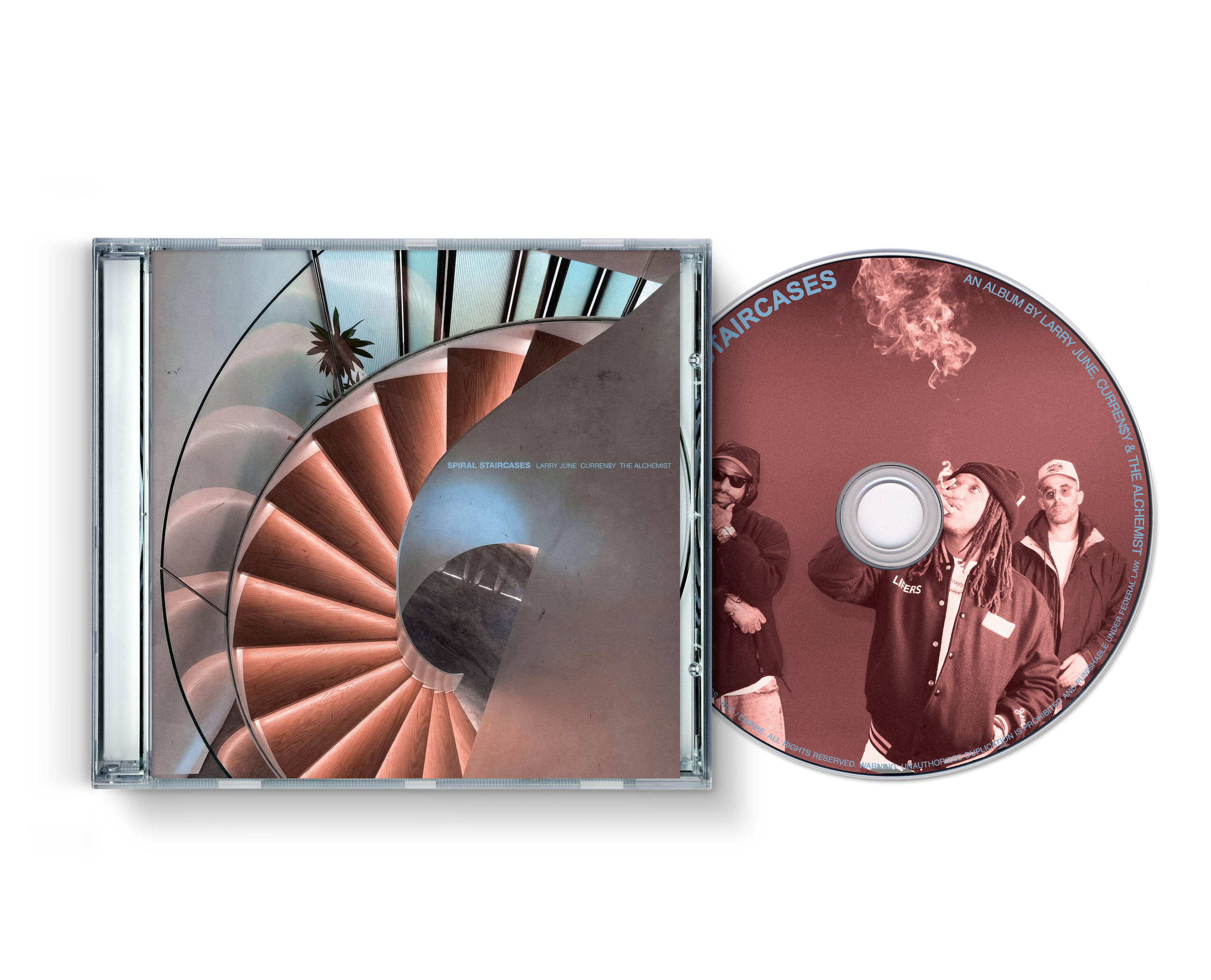 Larry June, Curren$y & The Alchemist - Spiral Staircases CD