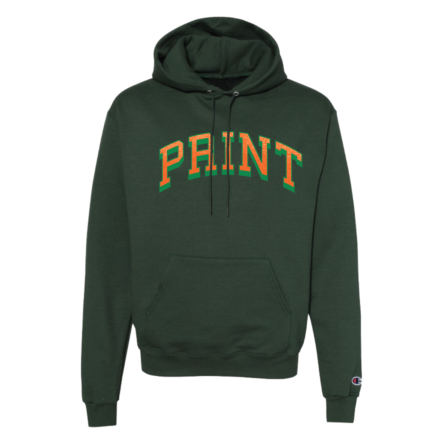 Larry June - Black PRINT Logo Hoodie - Front