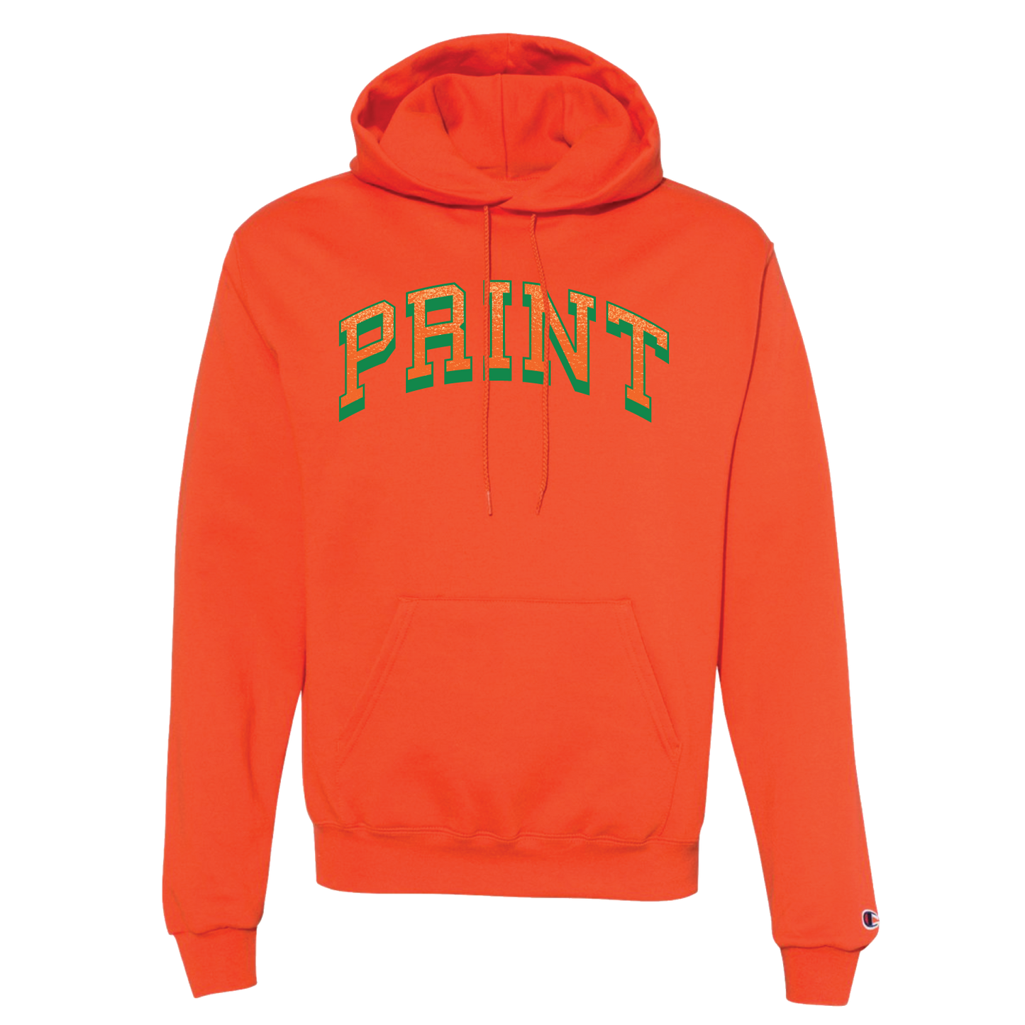 PRINT Hoodie (Orange)