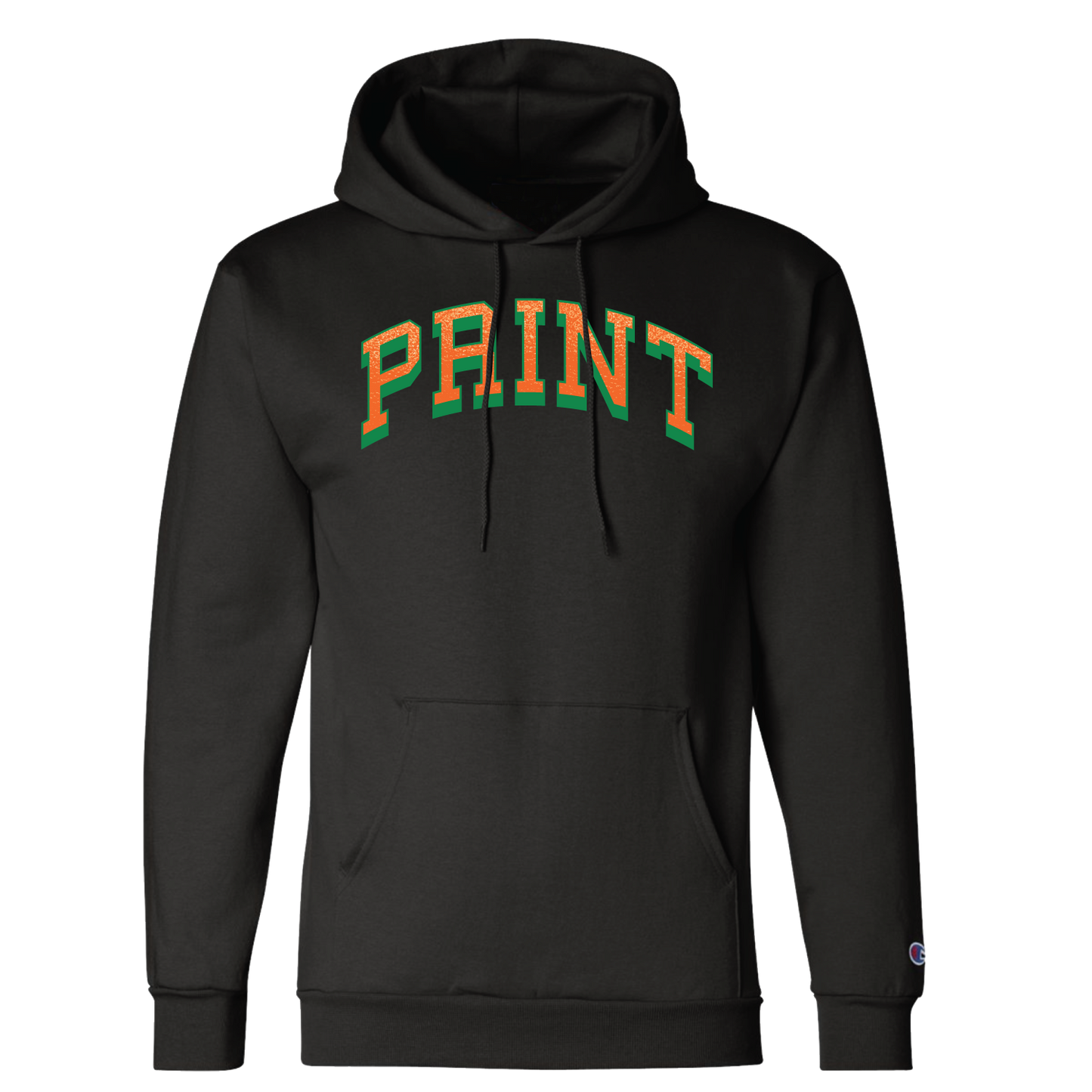 PRINT Hoodie (Black)