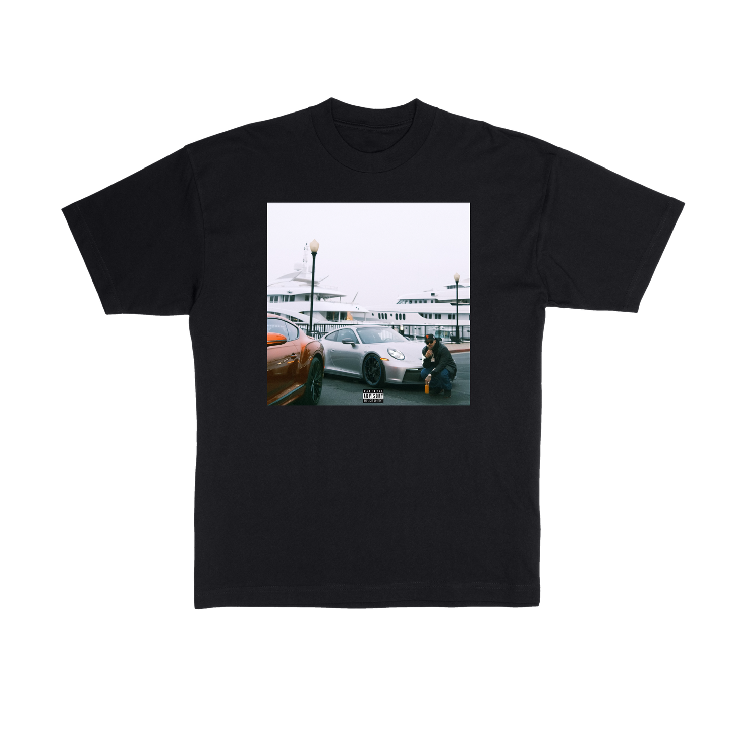 Spaceships on the Blade Album T-Shirt (Black)