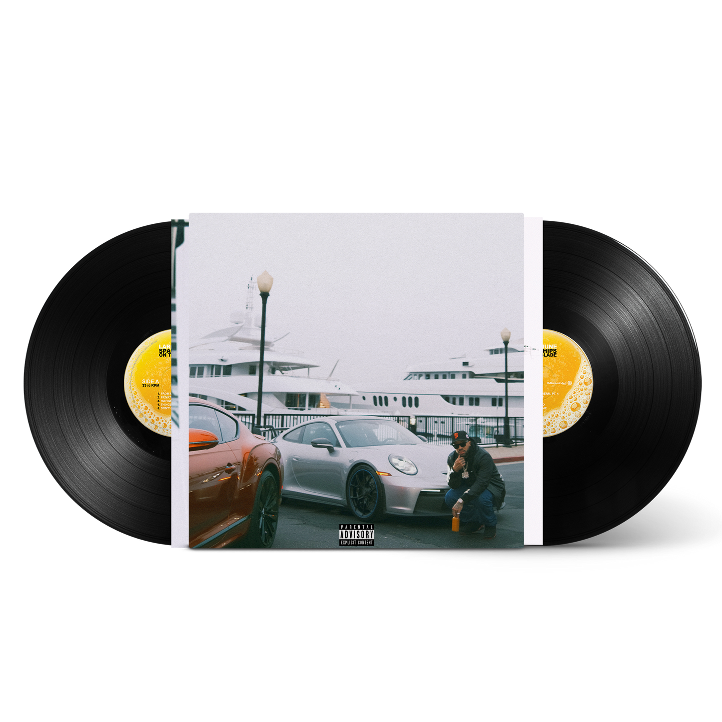 Larry June - Spaceships on the Blade (Black Vinyl)