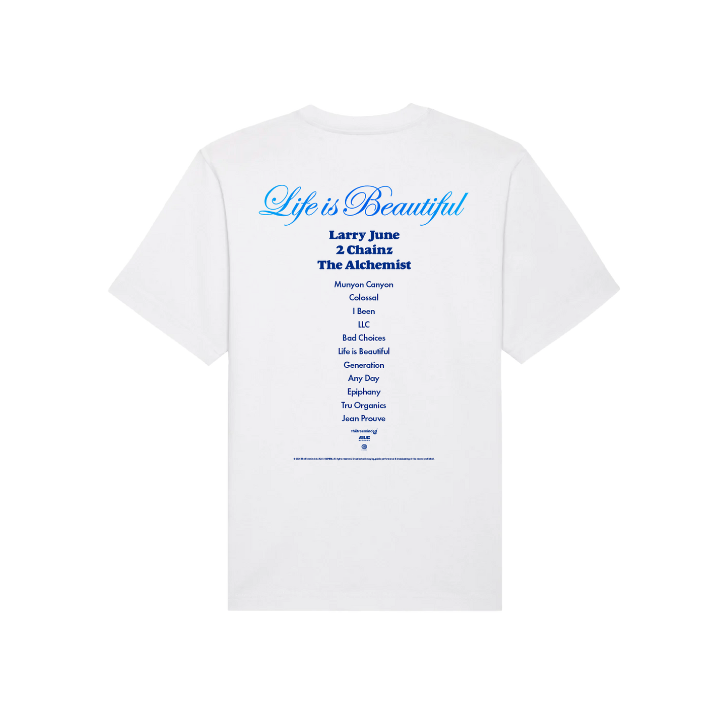 Life is Beautiful Album T-Shirt (White)