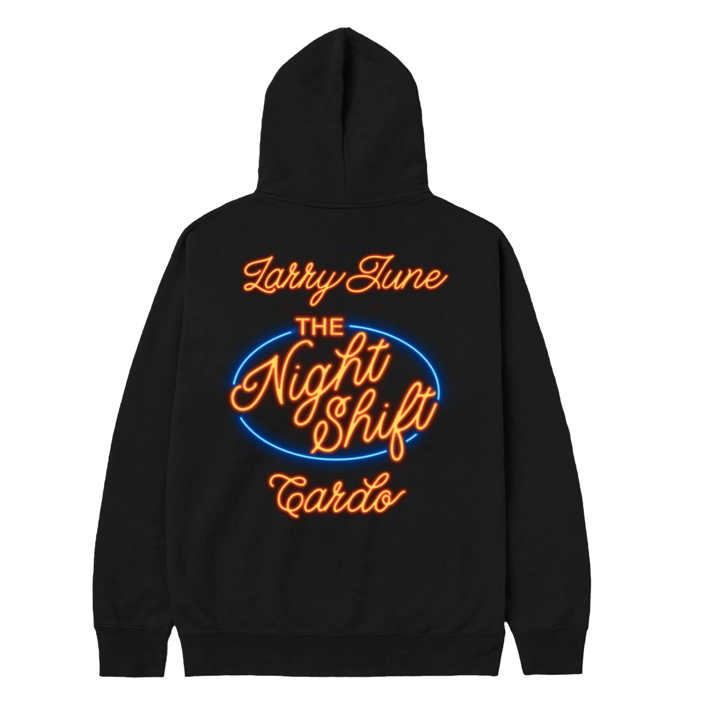 The Night Shift Neon Hoodie (Black)