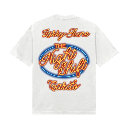 The Night Shift Neon T-Shirt (White)