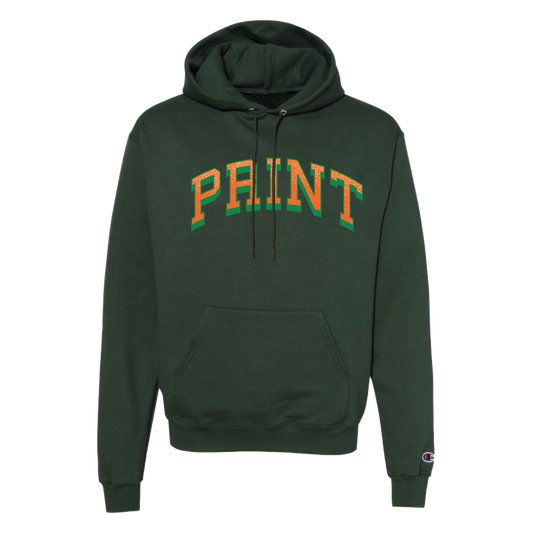 Larry June - Black PRINT Logo Hoodie - Front